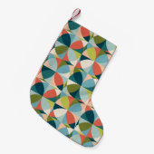 Medio-eeuw geometrisch, Abstract naadloos ontwerp. Kleine Kerstsok (Voorkant (Hangend))