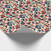 Medio eeuw geometrisch: funky retro patroon. cadeaupapier (Hoek)