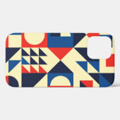 Medio eeuw geometrisch: funky retro patroon. Case-Mate iPhone case (Achterkant (horizontaal))