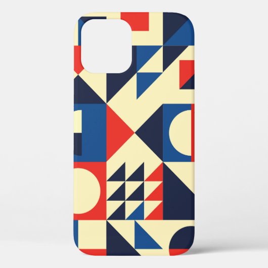 Medio eeuw geometrisch: funky retro patroon. Case-Mate iPhone case (Achterkant)