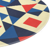 Medio eeuw geometrisch: funky retro patroon. snijplank (Hoek)