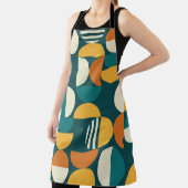 Medio eeuw geometrisch: minimalistisch retro desig schort (Insitu)