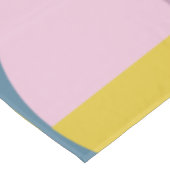 Medio eeuw geometrisch ontwerp Paarse geel blauw Tafelkleed (Gekanteld)