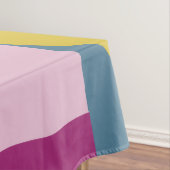 Medio eeuw geometrisch ontwerp Paarse geel blauw Tafelkleed (Voorbeeld)