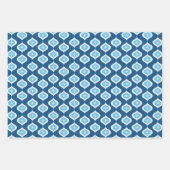 Medio eeuw moderne geometrische kerst inpakpapier vel (Voorkant 3)