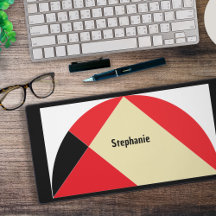 Medio-eeuw moderne halfcirkel geometrische douane