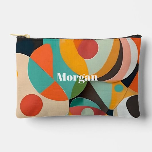 Medio eeuw moderne kunst, naam of monogram geometr etui (Voorkant)