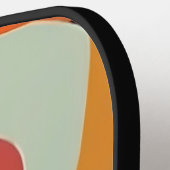 Medio eeuw moderne kunst, naam of monogram geometr pickleball paddle (Links Detail)