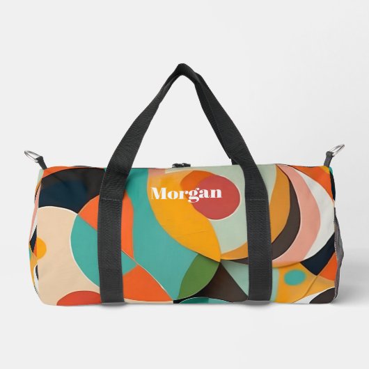 Medio eeuw moderne kunst, naam of monogram geometr plunjezak (Voorkant)