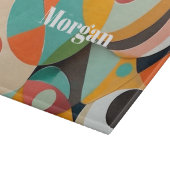 Medio eeuw moderne kunst, naam of monogram geometr snijplank (Hoek)