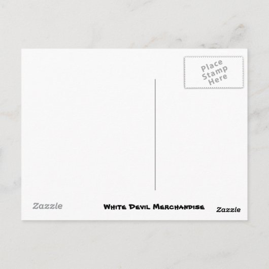  medio-eeuwse Tiki Briefkaart (Achterkant)