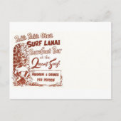  medio-eeuwse Tiki Briefkaart (Voorkant)