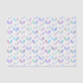 medio-midden modern Leaf Patroon Tissuepapier (Voorkant)