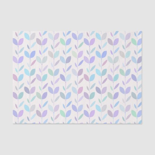 medio-midden modern Leaf Patroon Tissuepapier (Voorkant)