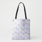  medio-midden modern Leaf Patroon Tote Bag (Voorkant)