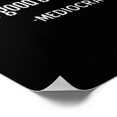 Mediocrates Funny Philosopher, Filosofie Citaat Pu Poster (Hoek)