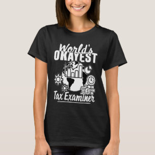 Mediocre belastinginspecteur van de wereld t-shirt