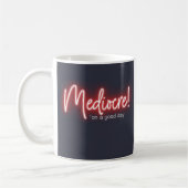 Mediocre! koffiekop koffiemok (Links)