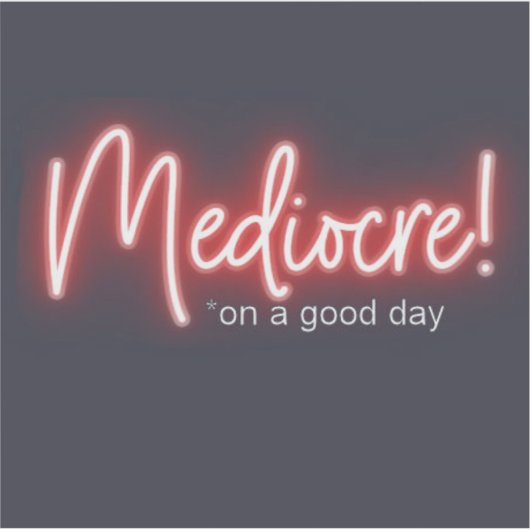 Mediocre! stickers (Voorkant)