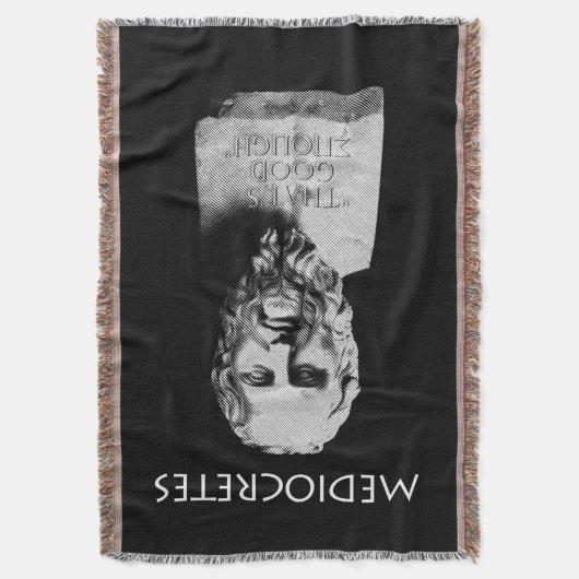 Mediocretes (Philosopher of The Mediocre) Deken (Voorkant Verticaal)