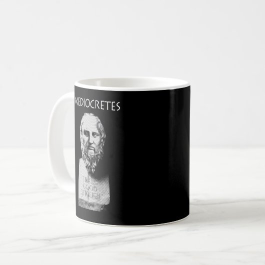 Mediocretes (Philosopher of The Mediocre) Koffiemok (Voorkant links)
