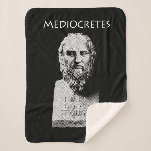 Mediocretes (Philosopher of The Mediocre) Sherpa Deken (Voorkant)