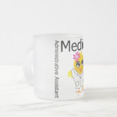 Medisch administratief assistent matglas koffiemok (Voorkant links)