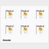 Medisch administratief assistent ronde sticker (Vel)