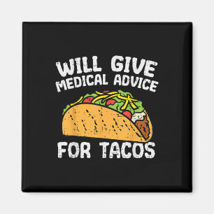Medisch advies voor TACOS Mexicaanse Cinco de Mayo Magneet