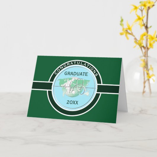 Medisch Afstuderen gefeliciteerd Kaart (Gele Bloem)