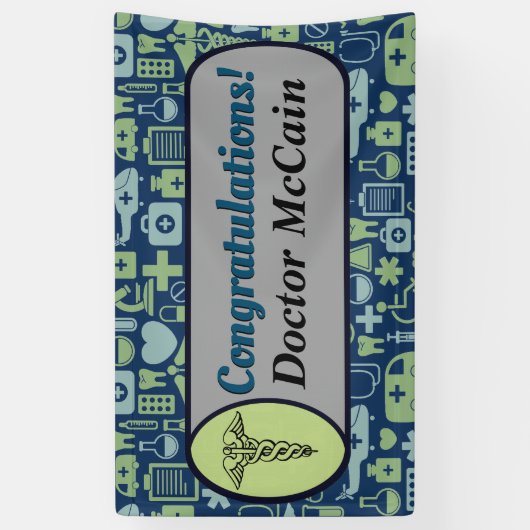 Medisch Afstuderen Spandoek (Verticaal)