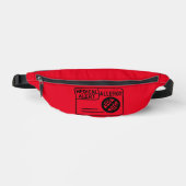 Medisch alarm Fanny Pack Heuptasje (Voorkant)