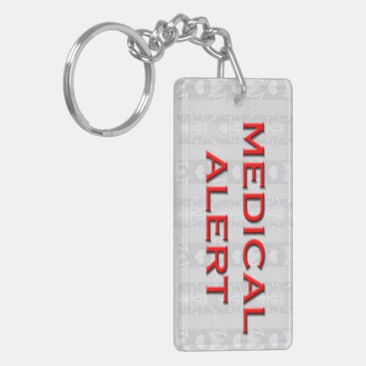 Medisch alarm sleutelhanger (Voorkant Links)