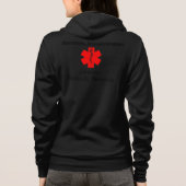 medisch alarm vrouwen hoogho hoodie (Achterkant)