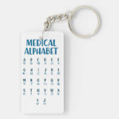 Medisch Alfabet Sleutelhanger (achterkant)