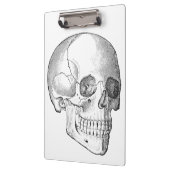 Medisch anatomische  schedel, monochroom klembord (Links)