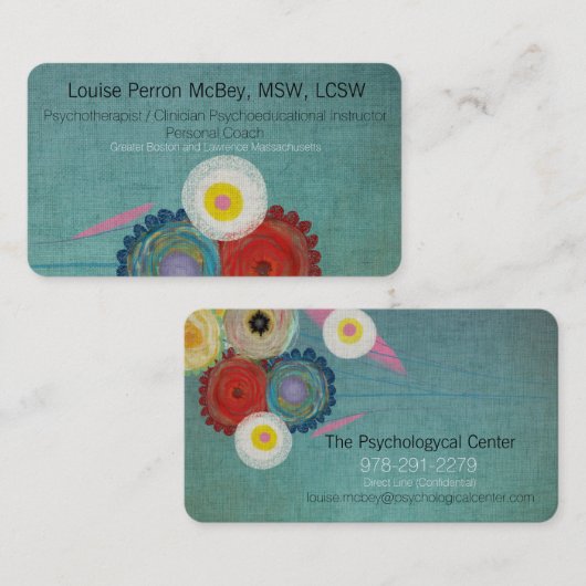 Medisch arts arts kliniek verpleegkundige gezondhe visitekaartje (Voorkant / Achterkant)