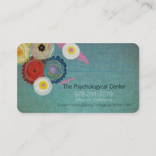 Medisch arts arts kliniek verpleegkundige gezondhe visitekaartje (Achterkant)