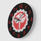 Medisch arts caduceus grote klok (Hoek)