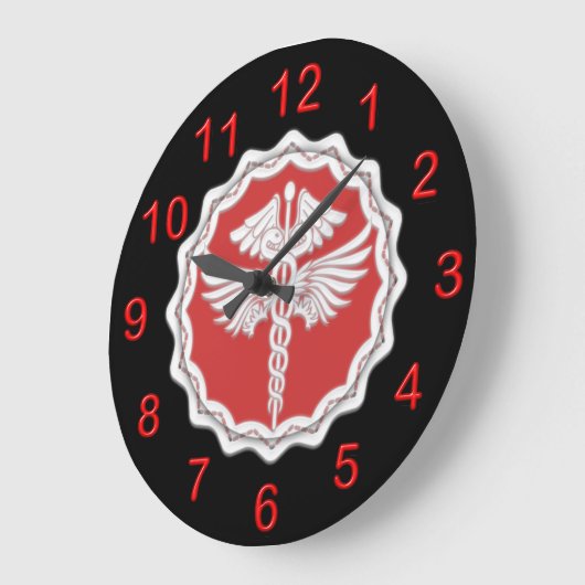 Medisch arts caduceus grote klok (Hoek)