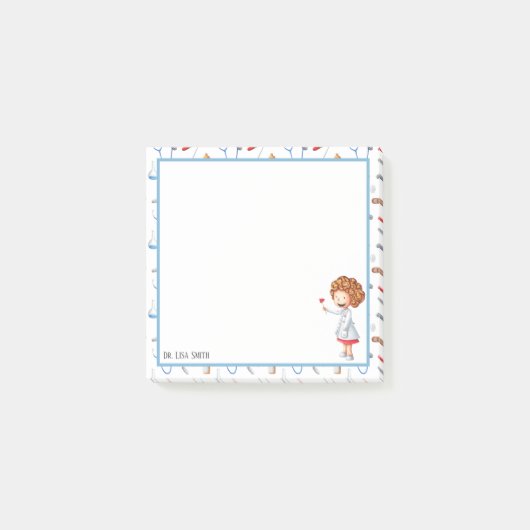 Medisch arts gepersonaliseerd post-it® notes (Voorkant)