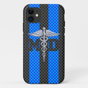 Medisch arts MD Caduceus op trilling Case-Mate iPhone Case