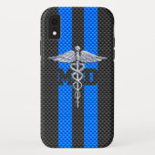 Medisch arts MD Caduceus op trilling Case-Mate iPhone Case (Achterkant)