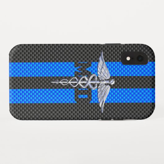 Medisch arts MD Caduceus op trilling Case-Mate iPhone Case (Achterkant (horizontaal))