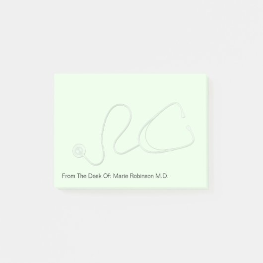 Medisch arts Stethoscoop Thema Post Notities Post-it® Notes (Voorkant)
