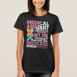 Medisch assistent-Accessoires Medewerker verpleegk T-shirt