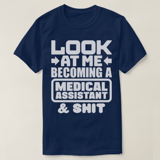 Medisch assistent Afstuderen 1 T-shirt (Design voorkant)