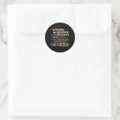 Medisch assistent Assistenten Doctor in de verplee Ronde Sticker (Tas)