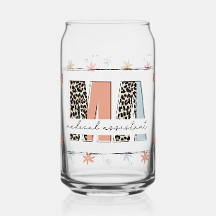 Medisch assistent blikvorm glas