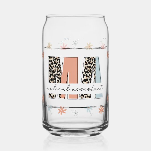 Medisch assistent blikvorm glas (Voorkant)